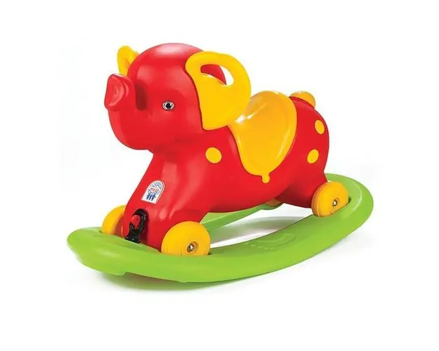 Balansoar Copii Elefant Rosu-07523