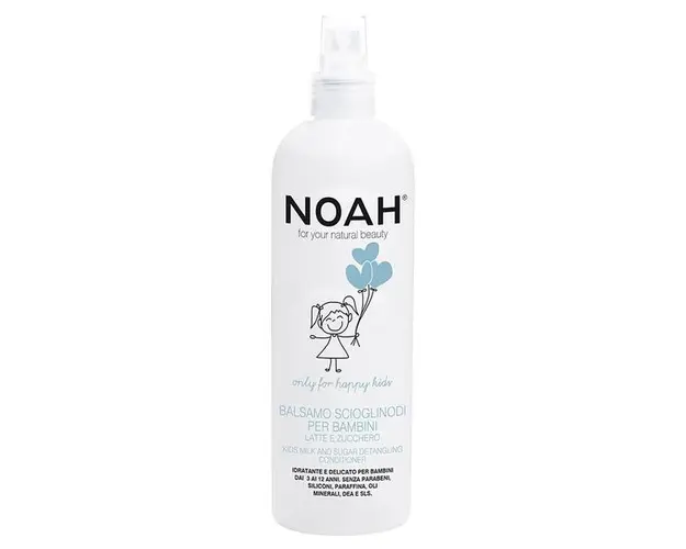Balsam Spray pentru Descurcarea Parului cu Lapte si Zahar pentru Copii - Noah, 250 ml