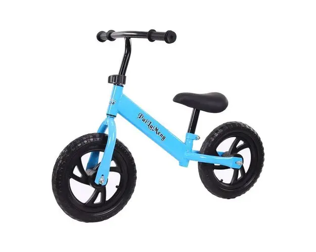 Bicicleta de echilibru pentru incepatori, Bicicleta fara pedale pentru copii intre 2 si 5 ani, Albastru