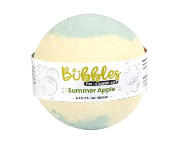 Bila de Baie pentru Copii cu Mar Verde - Bubbles Summer Apple For Little &amp; Big Kids, 115 g