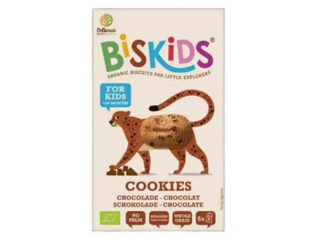 Biscuiti Eco Biskids cu ciocolata pentru copii +36 luni, Belkron, 120 g