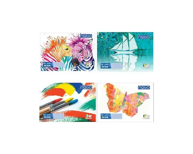 Bloc desen A4,16 file, 7Toys