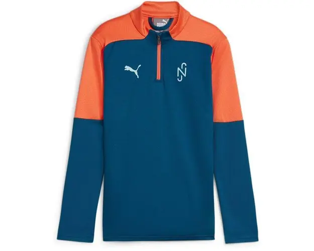Bluza copii Puma Neymar Jr Creativity 14 Zip Top Jr 65895613, 176, Albastru