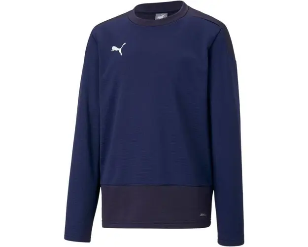 Bluza copii Puma Teamgoal 23 Training Sweat Jr 65656806, 164, Albastru