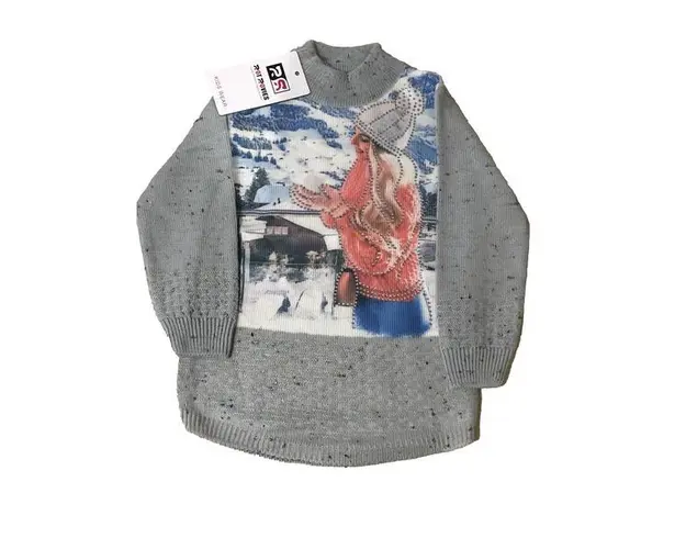 Bluza gri cu maneca lunga 3-4 ani, Oem
