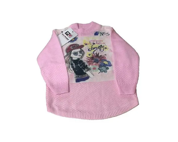 Bluza roz cu maneca lunga 4-5 ani, Oem