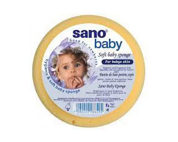 Burete de Baie pentru Copii - Sano Baby Sponge, 1 buc