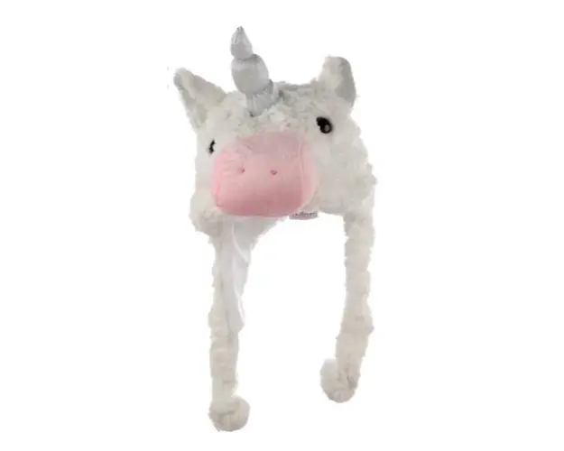 Caciula Unicorn Alb Puckator HAT04-2