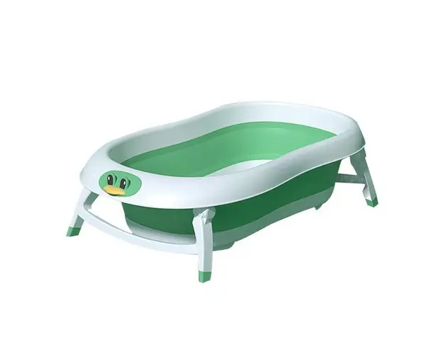 Cadita pliabila pentru bebelusi cu hamac detasabil - verde