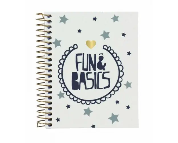 Caiet A7 cu spira100 file Fun&Basics