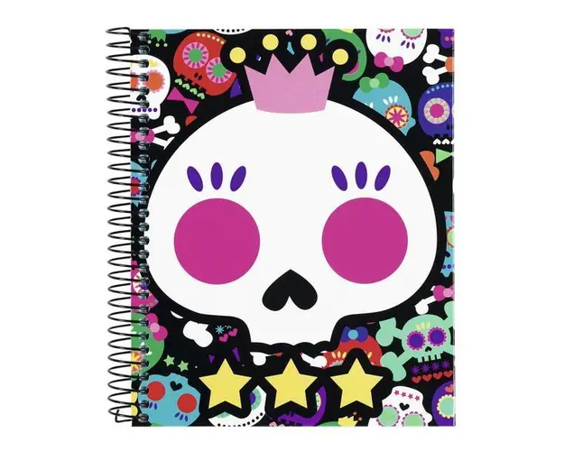 Caiet cu spira A6-120 de file colectia Moos Cranii