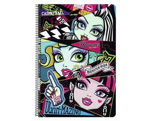 Caiet plastifiat Monster High All