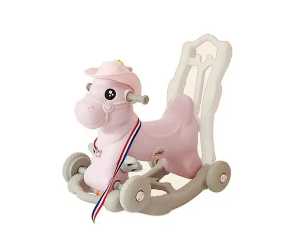 Calut Balansoar pentru fetite Micul Cowboy 2 in 1