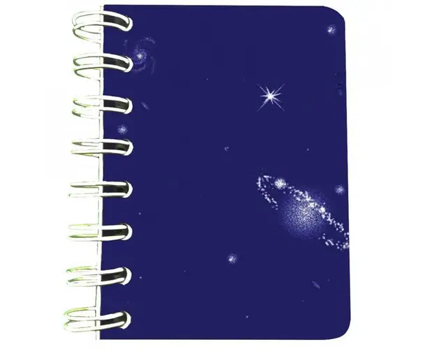 Carnet cu spira Cosmos, 7 x 10 cm, 75 foi veline
