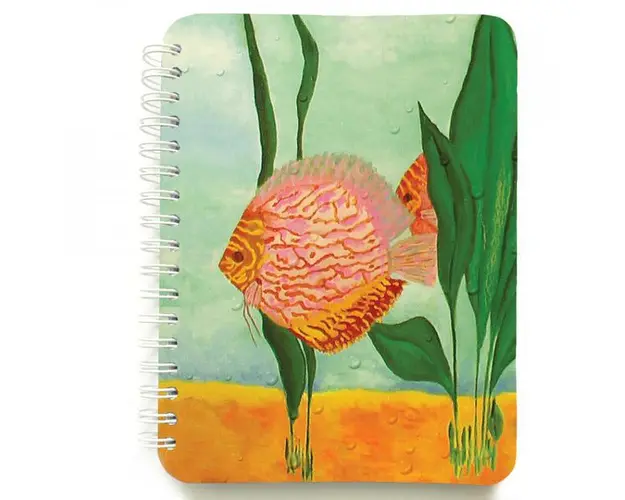 Carnet cu spira Discus, 12 x 16 cm, 100 foi dictando cu soare, necartonat