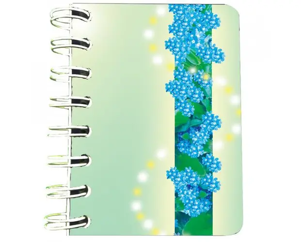 Carnet cu spira Nu-ma-uita (ADN), 7 x 10 cm, 75 foi veline