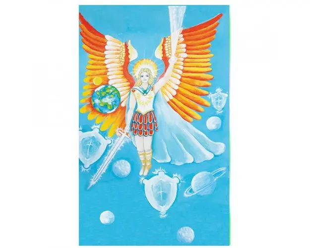 Carnetel de buzunar Arhanghelul Mihail, 5 x 8 cm, 100 foi veline