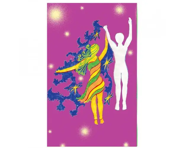 Carnetel de buzunar Calatorie astrala, 5 x 8 cm, 100 foi veline