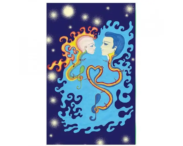 Carnetel de buzunar Doar iubirea, 5 x 8 cm, 100 foi veline