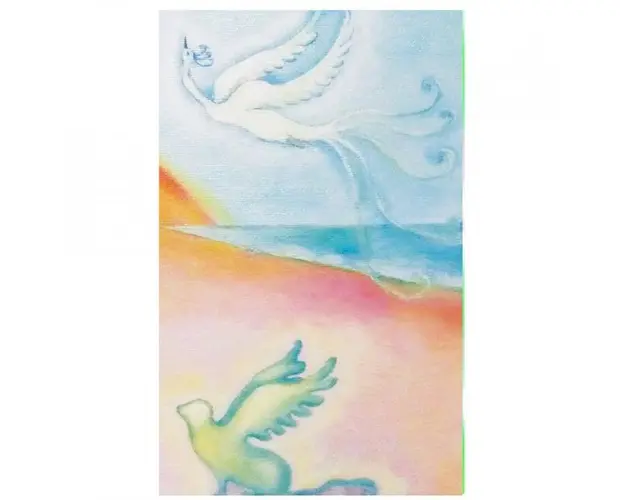 Carnetel de buzunar Pasare maiastra 5 x 8 cm, 100 foi veline