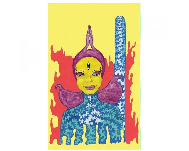 Carnetel de buzunar Ruga extraterestrului benefic 5 x 8 cm, 100 foi veline