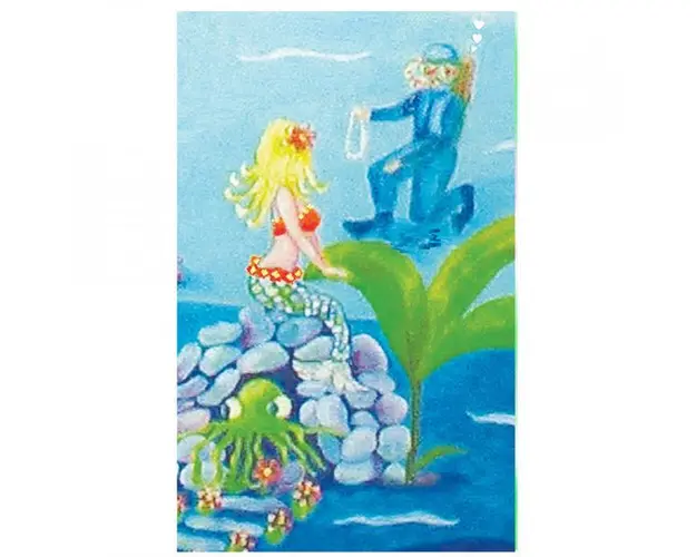 Carnetel de buzunar Sirena 5 x 8 cm, 100 foi veline