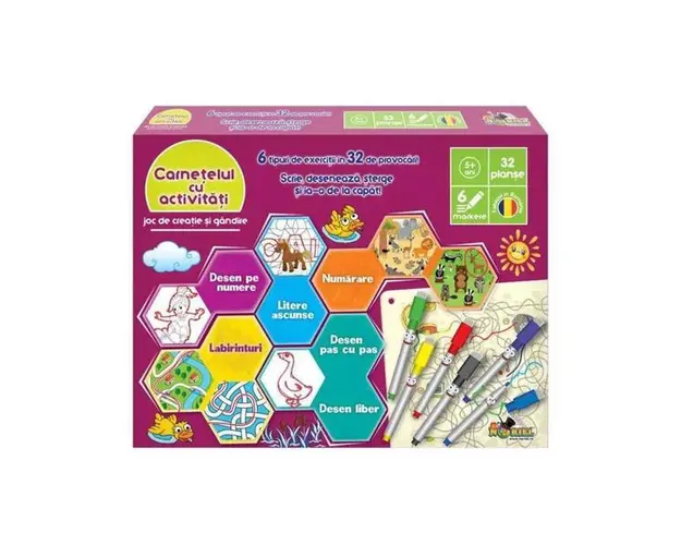 Carnetelul cu activitati, 7Toys