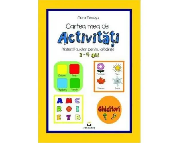 Cartea mea de activitati, 3-4 ani 