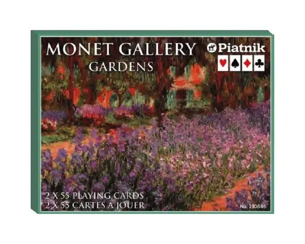 Carti de joc: Monet. Gallery Gardens