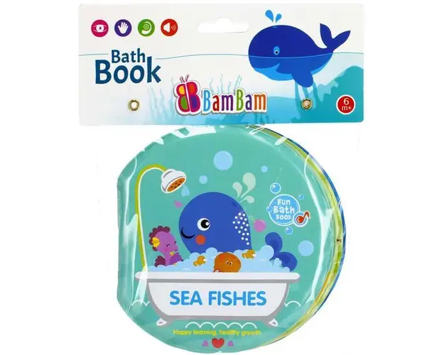 Carticica de baie, Animale Marine, 7Toys