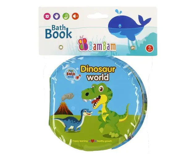 Carticica de baie, Dinosaur, 7Toys