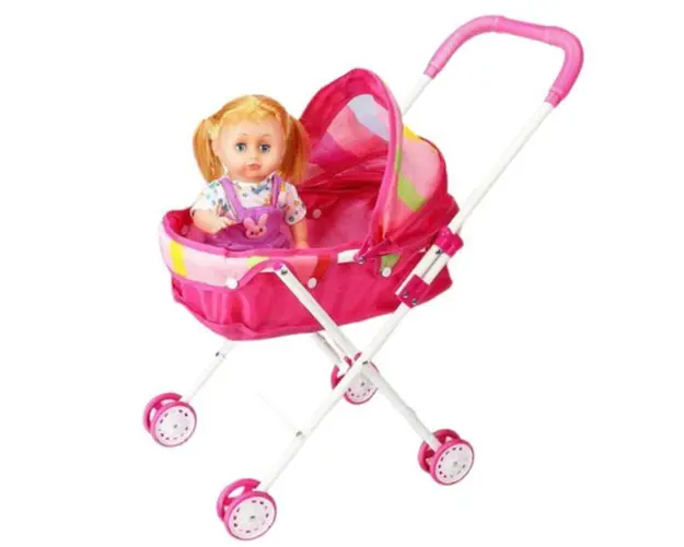 Carucior landou pentru papusi Hello Doll