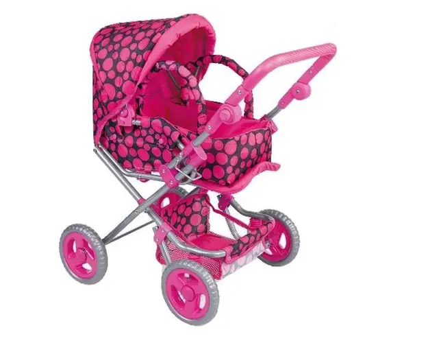Carucior Pentru Papusi Cu Maner Reversibil Serena