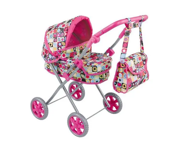 Carucior Pentru Papusi Cu Maner Reversibil Tasha