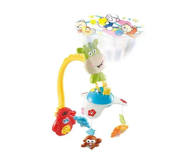 Carusel muzical cu telecomanda si proiectii Learning Fun Fawn