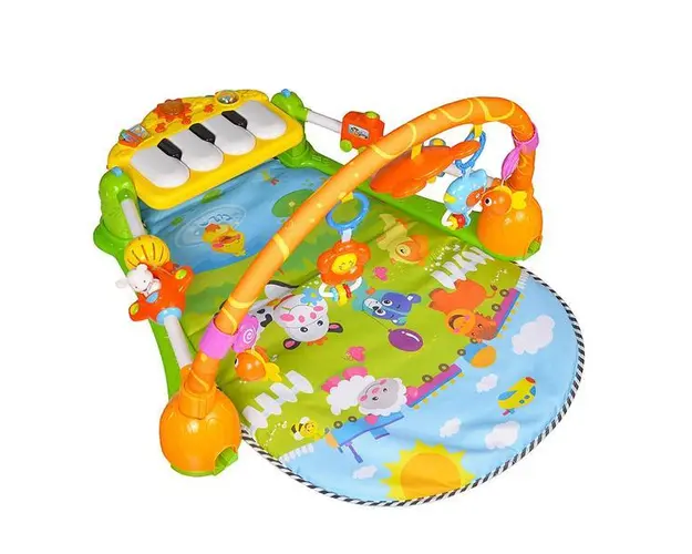 Salteluta cu activitati multifunctionala pentru bebelusi-Ferma Vesela