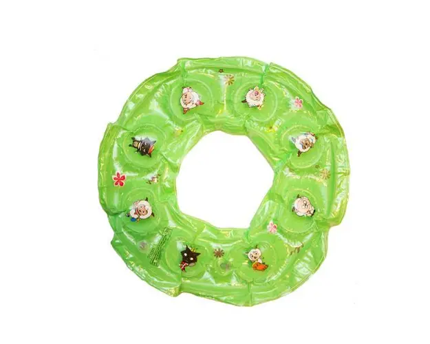 Colac baie gonflabil, copii, culoarea verde, 60 cm, Oem