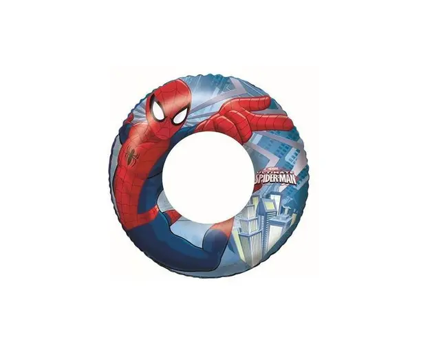Colac Spider-Man gonflabil pentru inot, copii 3-6 ani, Bestway 98003, 56 cm