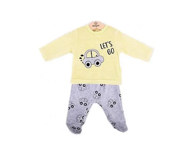 Compleu copii Pistachio, bluza si pantaloni, 12 luni, unisex