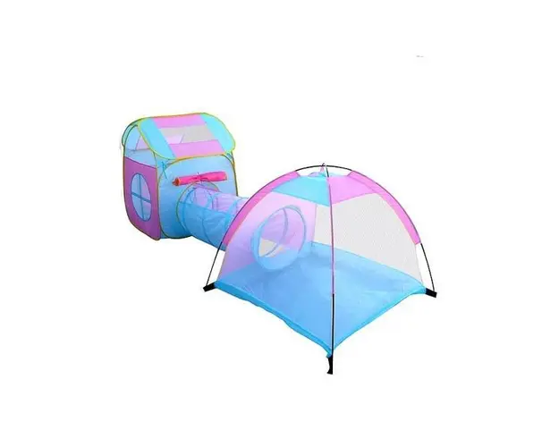 Cort de joaca si tunel pentru copii 3 in 1 Bebeking