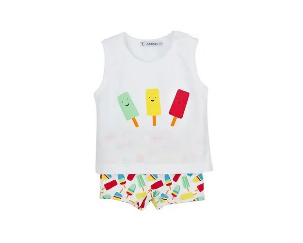 Costum de baie Popsicle baieti 12 luni