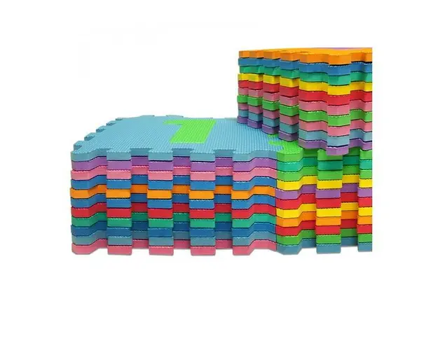 Covor pentru protectie pardoseala, Puzzle, 36 bucati,32 X 32