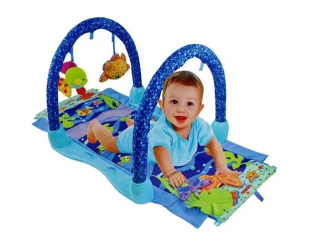 Salteluta de joaca 3 in 1 Ocean Wonders cu arcade duble