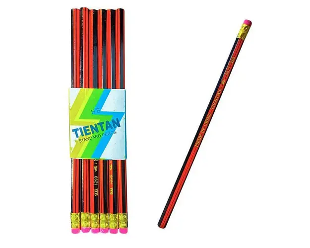 Creion HB cu radiera,Tientan, 7Toys