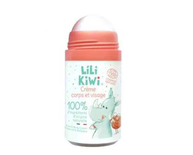 Crema 100% naturala pentru fata si corp cu ulei de jojoba organic si ceramide, Lilikiwi, pentru copii, 50 ml
