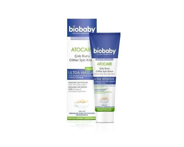 Crema hidratare bebelusi pentru piele uscata Biobaby 100ml