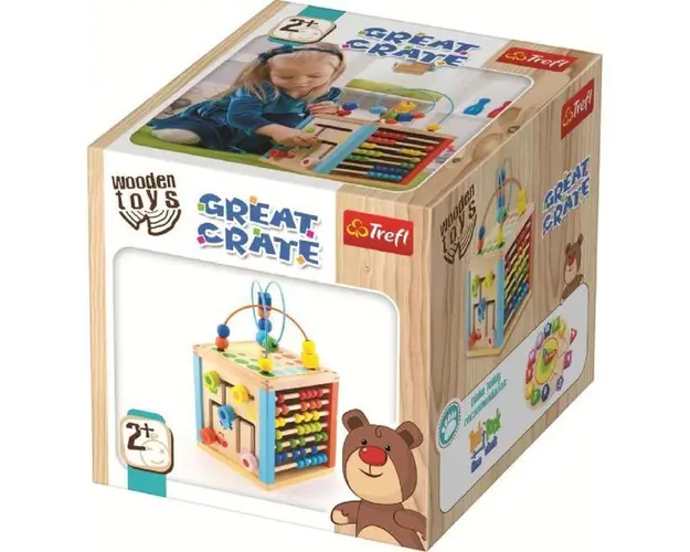 Cub mare educativ din lemn