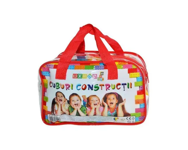 Cuburi constructii in gentuta 160 piese,7Toys