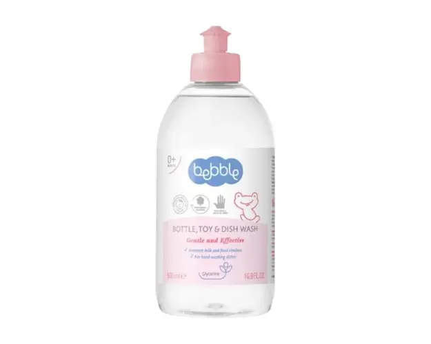 Detergent pentru Biberoane, Jucarii si Vase - Bebble Bottle, Toy &amp; Dish Wash, 500 ml