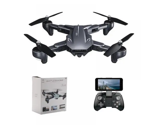 Drona Visuo XS816 4K brate pliabile wifi buton de Return To Home camera 1080p cu transmisie live pe telefon 